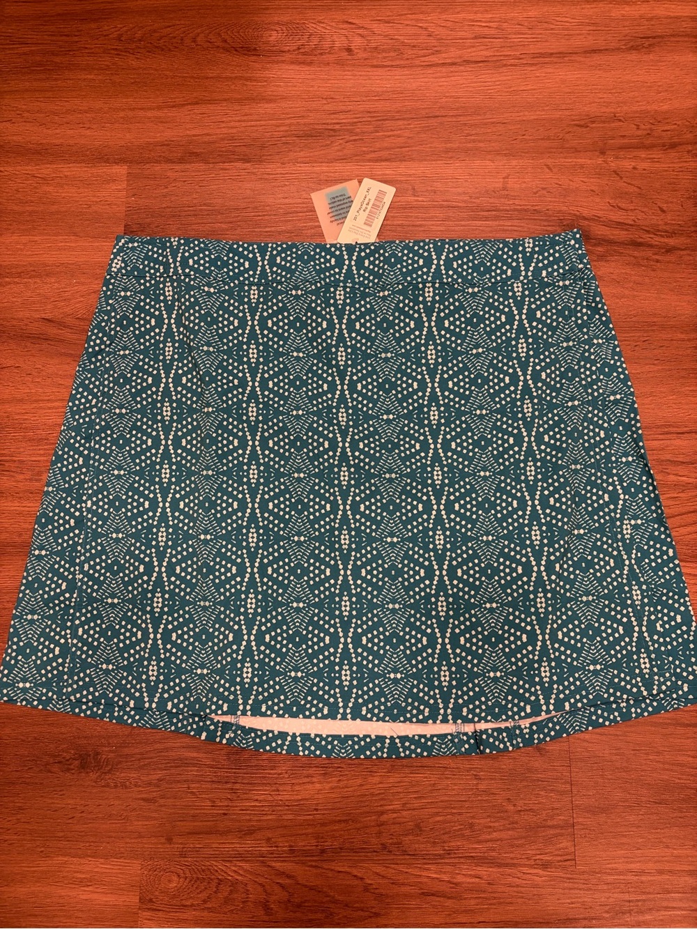 Ripskirt Hawaii Teal Printed Mini Skirt
